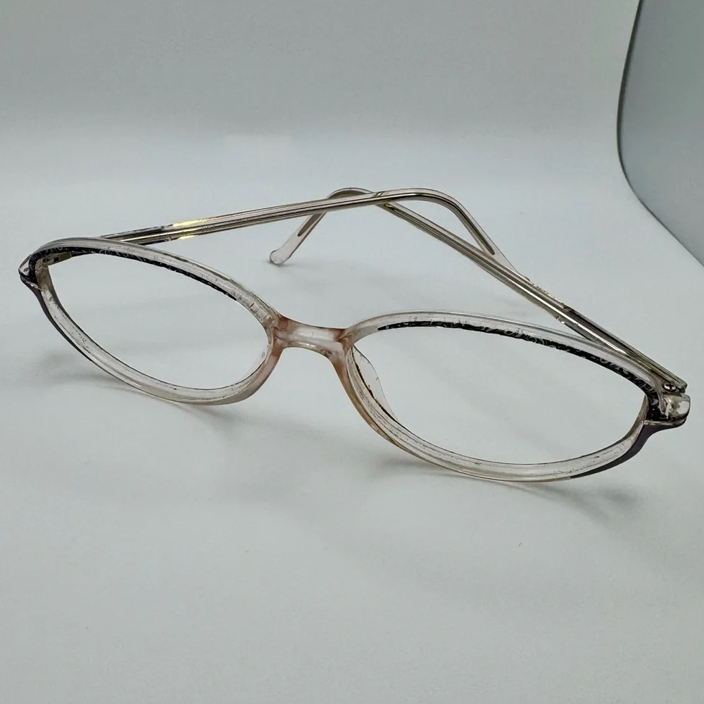 Silhouette SPX M1911 55-14-135 Black and Tan Oval Glasses